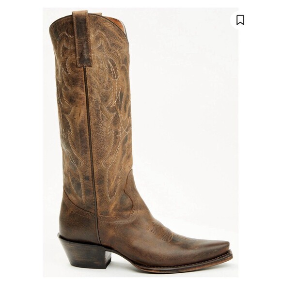 New Shyanne Tess TALL Western Boots Brown Womens SIZE 8 SNIP TOE Country Cowboy - Picture 14 of 14
